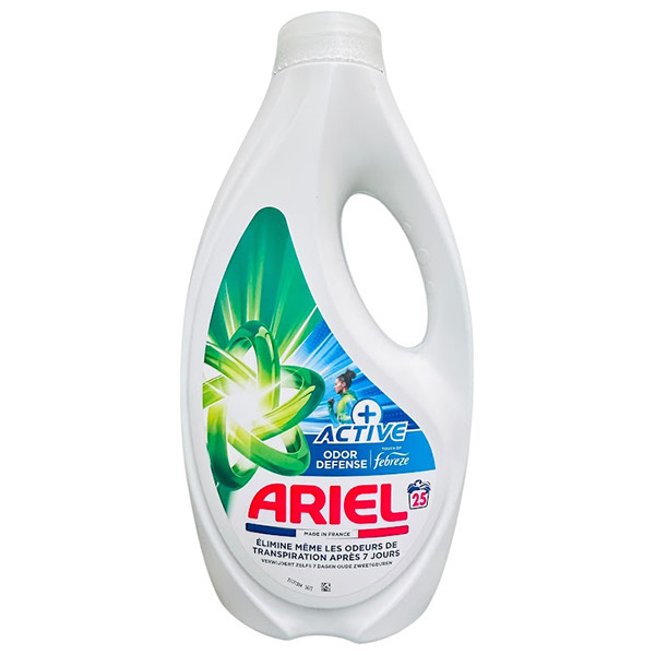 Ariel Active Odor Defense Vloeibaar Wasmiddel 1125ml (25 wasbeurten) SAR05464 - 1