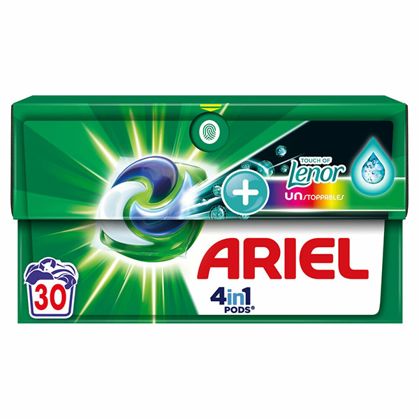 Ariel All-In-1 Touch of Lenor Unstoppables Color pods (30 wasbeurten)  SAR05453 - 1