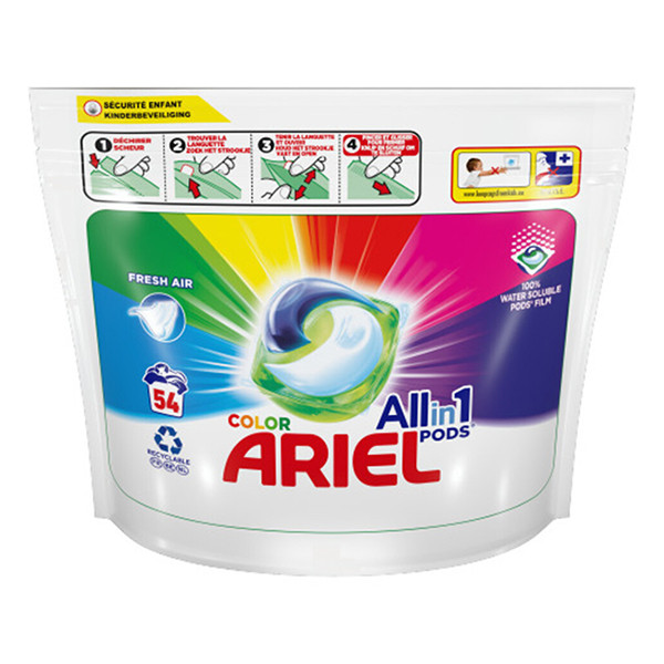 Ariel All in 1 Pods Color Fresh Air (54 wasbeurten)  SAR05180 - 1