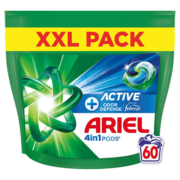 Ariel Pods 4 In 1 Actieve Geurbestrijding (60 wasbeurten) SAR05544 - 1