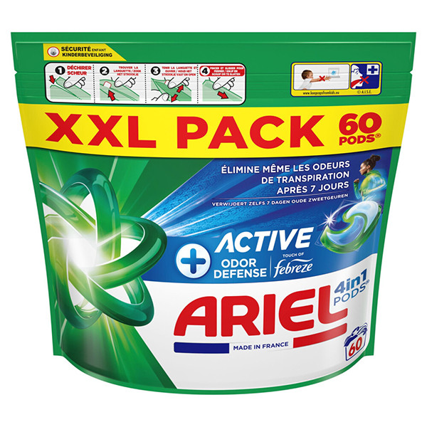 Ariel Pods 4 In 1 Actieve Geurbestrijding (60 wasbeurten) SAR05544 - 2