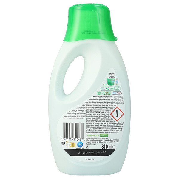 Ariel Vloeibaar Wasmiddel Alpine 810 ml (18 wasbeurten) SAR05438 - 2
