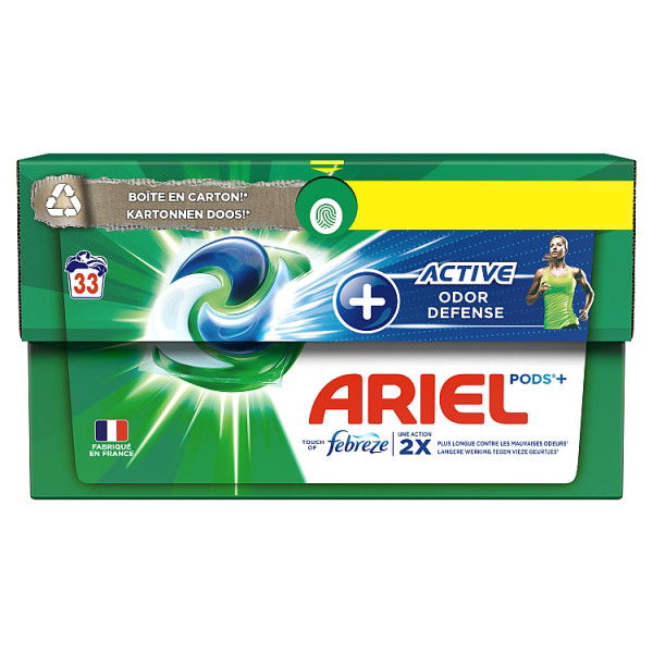 Ariel pods+ Active Odor Defense | Touch of Febreze (33 wasbeurten)  SAR05270 - 1
