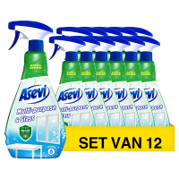 Aanbieding: Asevi Multi-purpose & Glass Cleaner (12 stuks à 750 ml) SAS00009