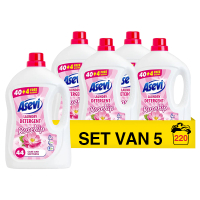 5 flessen - 220 wasbeurten
