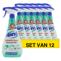 Asevi Aanbieding: Asevi desinfectie spray allesreiniger (12 flessen - 750 ml)  SAE00034