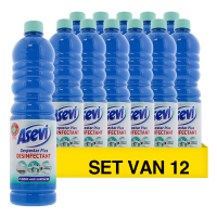 Asevi Aanbieding: Asevi desinfectie vloerreiniger (12 flessen - 1 liter)  SAE00022