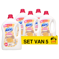 Asevi Aanbieding: Asevi vloeibaar wasmiddel Marseille 2376 ml (5 flessen - 220 wasbeurten)  SAE00062