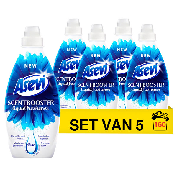 Asevi Aanbieding: Asevi vloeibaar wasmiddel Max Power 1600 ml (5 flessen - 160 wasbeurten)  SAE00056 - 1