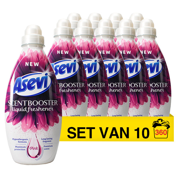 Asevi Aanbieding: Asevi vloeibare geurbooster Pink 720 ml (10 flessen - 360 wasbeurten)  SAE00050 - 1