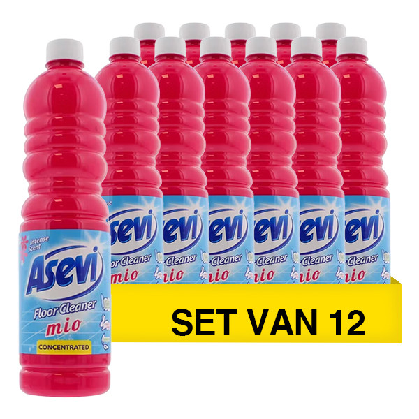 Asevi Aanbieding: Asevi vloerreiniger Mio (12 flessen - 1 liter)  SAE00032 - 1