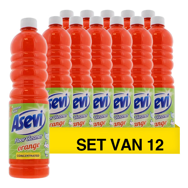 Asevi Aanbieding: Asevi vloerreiniger Orange (12 flessen - 1 liter)  SAE00024 - 1