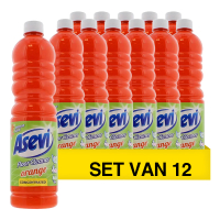 Asevi Aanbieding: Asevi vloerreiniger Orange (12 flessen - 1 liter)  SAE00024