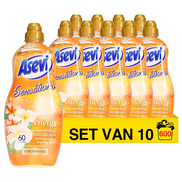 Asevi Aanbieding: Asevi wasverzachter Sensations Energy 1320 ml (10 flessen - 600 wasbeurten)  SAE00040 - 1