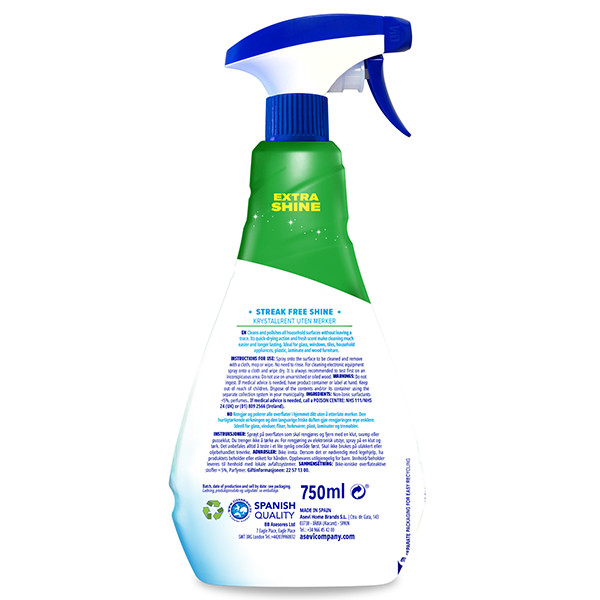 Asevi Multi-purpose & Glass Cleaner (750 ml) SAS00008 - 2