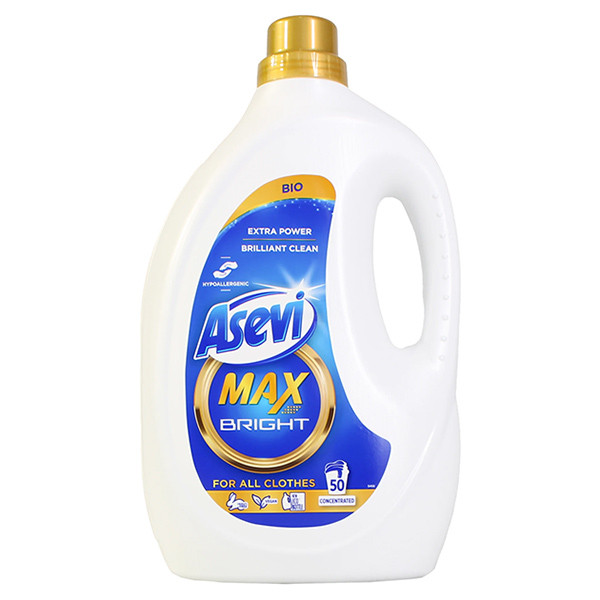 Asevi vloeibaar wasmiddel Max Bright 2500 ml (50 wasbeurten)  SAE00069 - 1