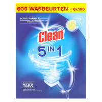 At Home Aanbieding: At Home Clean 5-in-1 Vaatwastabletten Lemon (6 dozen - 600 vaatwasbeurten)  SDR05271