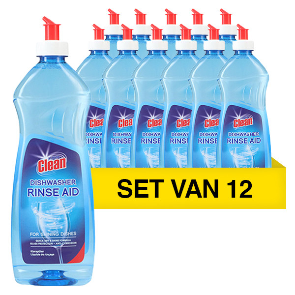 At Home Aanbieding: At Home Clean spoelglans (12 flessen - 500 ml)  SAT00043 - 1
