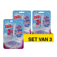 Aanbieding: At Home Clean toiletblok Lavendel (3 stuks - 40 gram) SDR09261