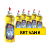 Aanbieding: At Home Glansspoelmiddel Citroen 500 ml (6 flessen - 3 liter)