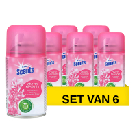 Aanbieding: At Home Scents Automatische Spray Kersenbloesem Navulling (6 stuks à 250 ml) SDR09188