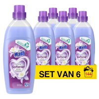 At Home Aanbieding: At Home Soft Wasverzachter Floral Passion 750 ml (6 flessen - 144 wasbeurten)  SAT00102