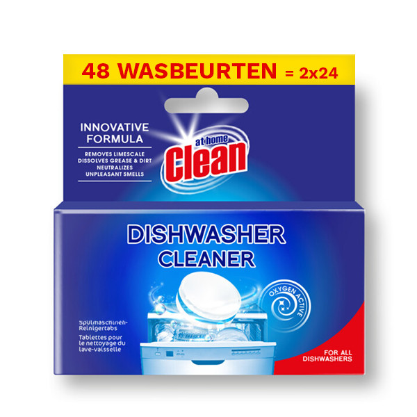 At Home Aanbieding: At Home Vaatwasmachine Reiniger (24x2 stuks -  40 gram)  SAT00098 - 1