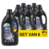 Aanbieding: At Home Vloeibaar Wasmiddel Black 1,5 Liter (6 flessen - 252 wasbeurten)