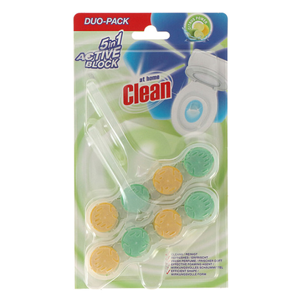 At Home Clean toiletblok Citrus 45 gram (Duopack)  SAT00048 - 1