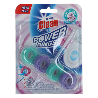 At Home Clean toiletblok Power Rings Pure Lavender 40 gram (1 stuk)  SAT00060