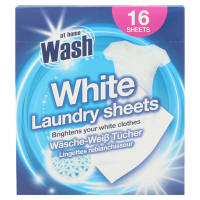 At Home Laundry Sheets White (16 stuks)  SAT00072