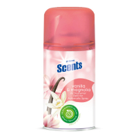 At Home Scents Automatic Spray Air Freshener Vanilla & Magnolia Navulling (250 ml) SAT00119