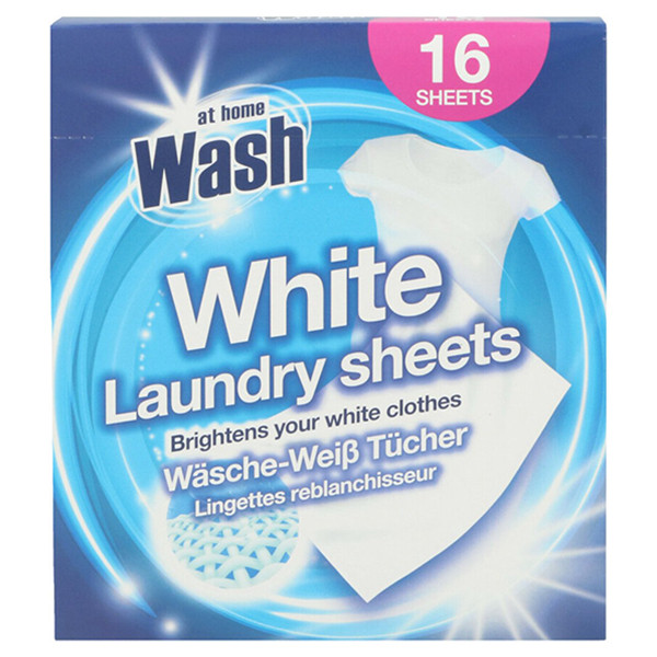 At Home white laundry sheets (16 stuks)  SAT00072 - 1