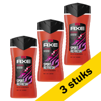 Axe Aanbieding: 3x Axe Sport Refresh | Recharge | Body & Hair for Men (250 ml)  SAX00152