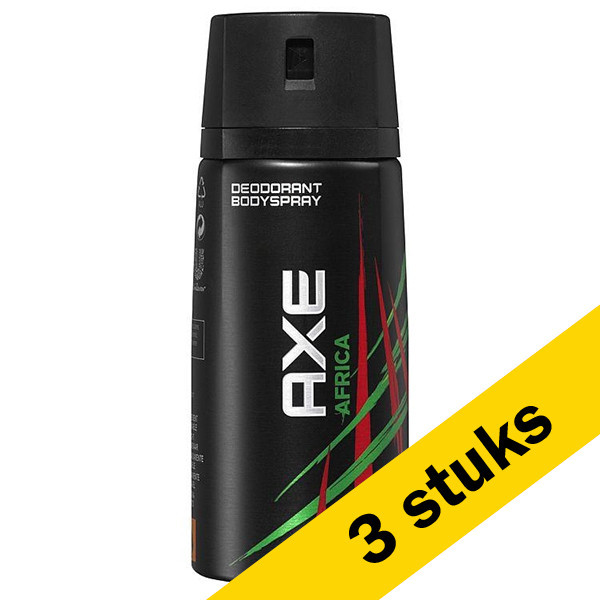 Axe Aanbieding: Axe Africa deodorant - body spray (3x 150 ml)  SAX00097 - 1