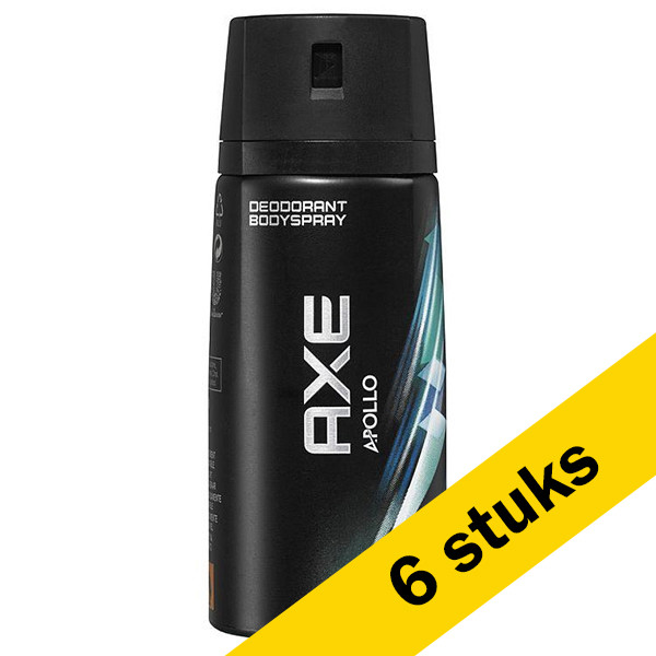 Axe Aanbieding: Axe Apollo deodorant - body spray (6x 150 ml)  SAX00226 - 1