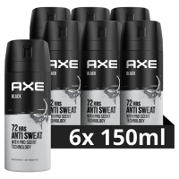 Axe Aanbieding: Axe Black Dry deodorant - body spray (6x 150 ml)  SAX00223