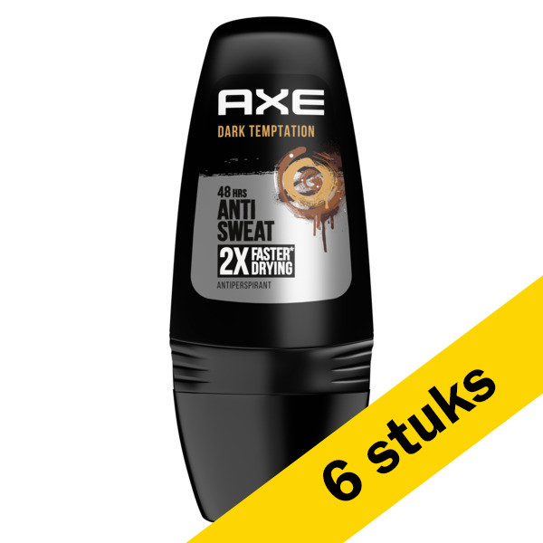 Axe Aanbieding: Axe Dark Temptation deoroller (6x 50 ml)  SAX00221 - 1