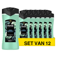 Aanbieding: Axe Douchegel Aqua Bergmot (12 stuks à 300 ml) SAX00243