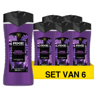 Aanbieding: Axe Douchegel Purple Patchouli (6 flessen - 300 ml) SAX00320