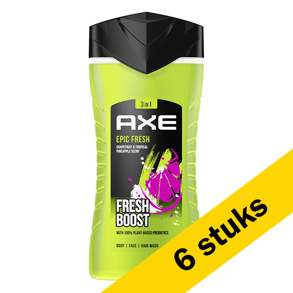 Axe Aanbieding: Axe Epic Fresh  douchegel (6x 250 ml)  SAX00215 - 1
