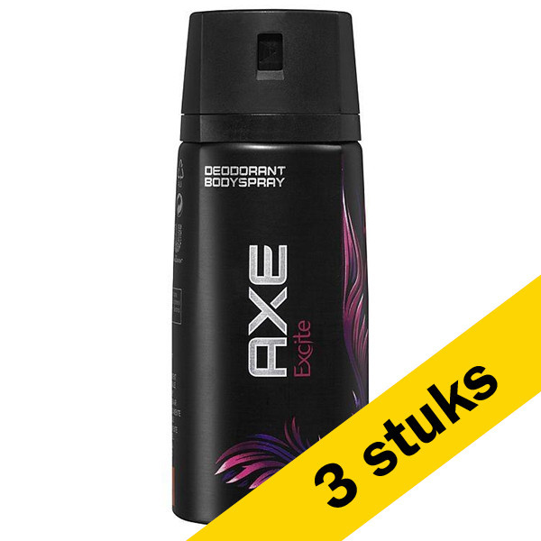 Axe Aanbieding: Axe Excite deodorant - body spray (3x 150 ml)  SAX00101 - 1