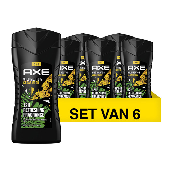 Axe Aanbieding: Axe Green Mojito & Cedarwood Douchegel (6 flessen - 250 ml)  SAX00209 - 1