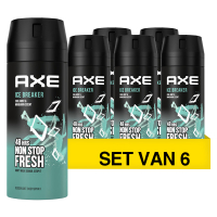 Aanbieding: Axe Ice Breaker Deodorant Body Spray (6 flessen - 150 ml) SAX00197