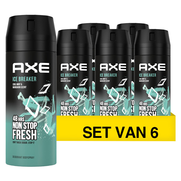 Axe Aanbieding: Axe Ice Chill Deodorant Body Spray (6 flessen - 150 ml)  SAX00197 - 1