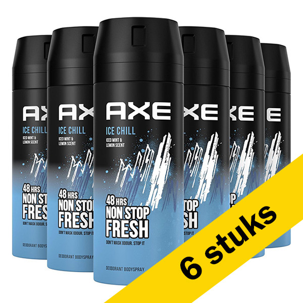 Axe Aanbieding: Axe Ice Chill  deodorant - body spray (6x 150 ml)  SAX00197 - 1