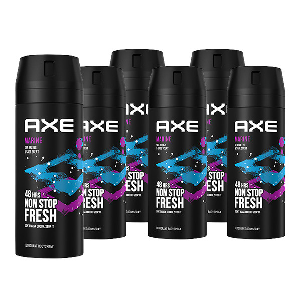 Aanbieding: Axe Marine deodorant - body spray (6x 150 ml) SAX00230 - 2