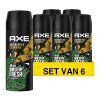 Aanbieding: Axe Mojito & Cedarwood  Deodorant Body Spray (6 flessen - 150 ml)