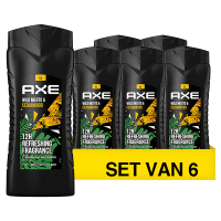 Aanbieding: Axe Wild Mojito & Cedarwood 3in1 douchegel (6 stuks à 400 ml)
