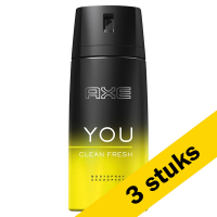 Axe Aanbieding: Axe YOU Clean fresh deodorant - body spray (3x 150 ml)  SAX00121